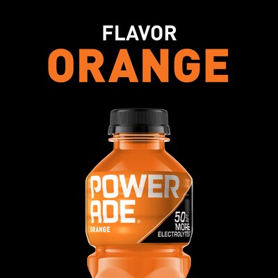 Powerade Orange Sports Drink, 20 oz., 24 Bottles/Pack (49000147148)