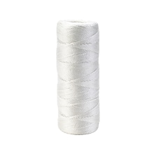 Mutual Industries Nylon Braided Mason Twine, 0.06 x 500 ft., White, 6/Pack (14662-10-500)