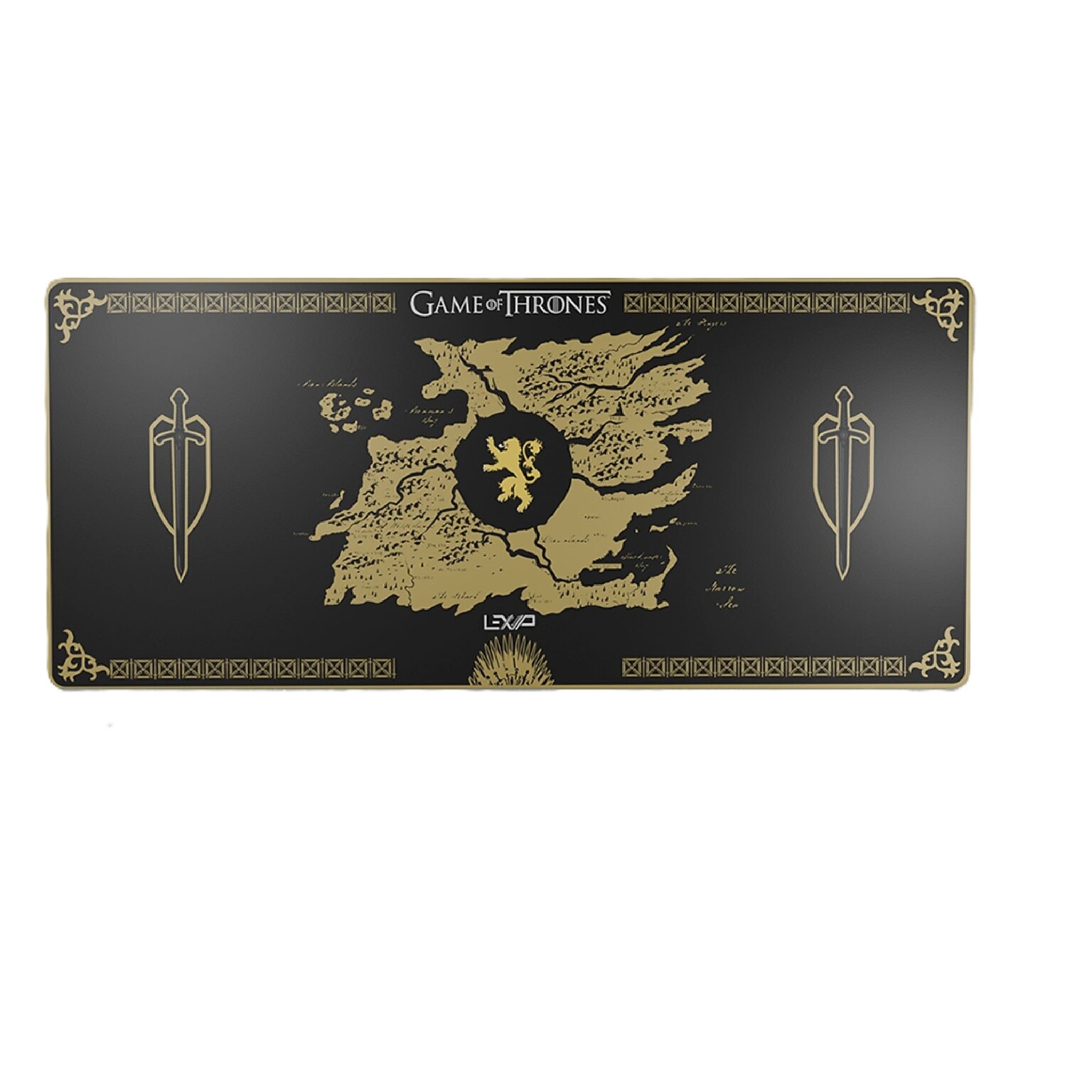 Lexip Game of Thrones XXL Non-Skid Gaming Mouse Pad, Black (TSXLXMP0006)