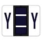 Medical Arts Press® TAB® Products Compatible Alpha Sheet Style Labels; Letter Y