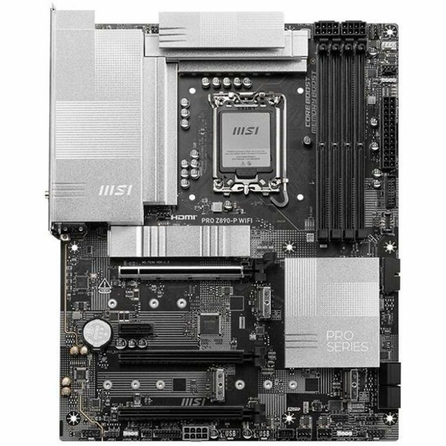 MSI PRO Socket LGA-1851 ATX Intel Core Ultra Motherboard (Z890PWIFI)