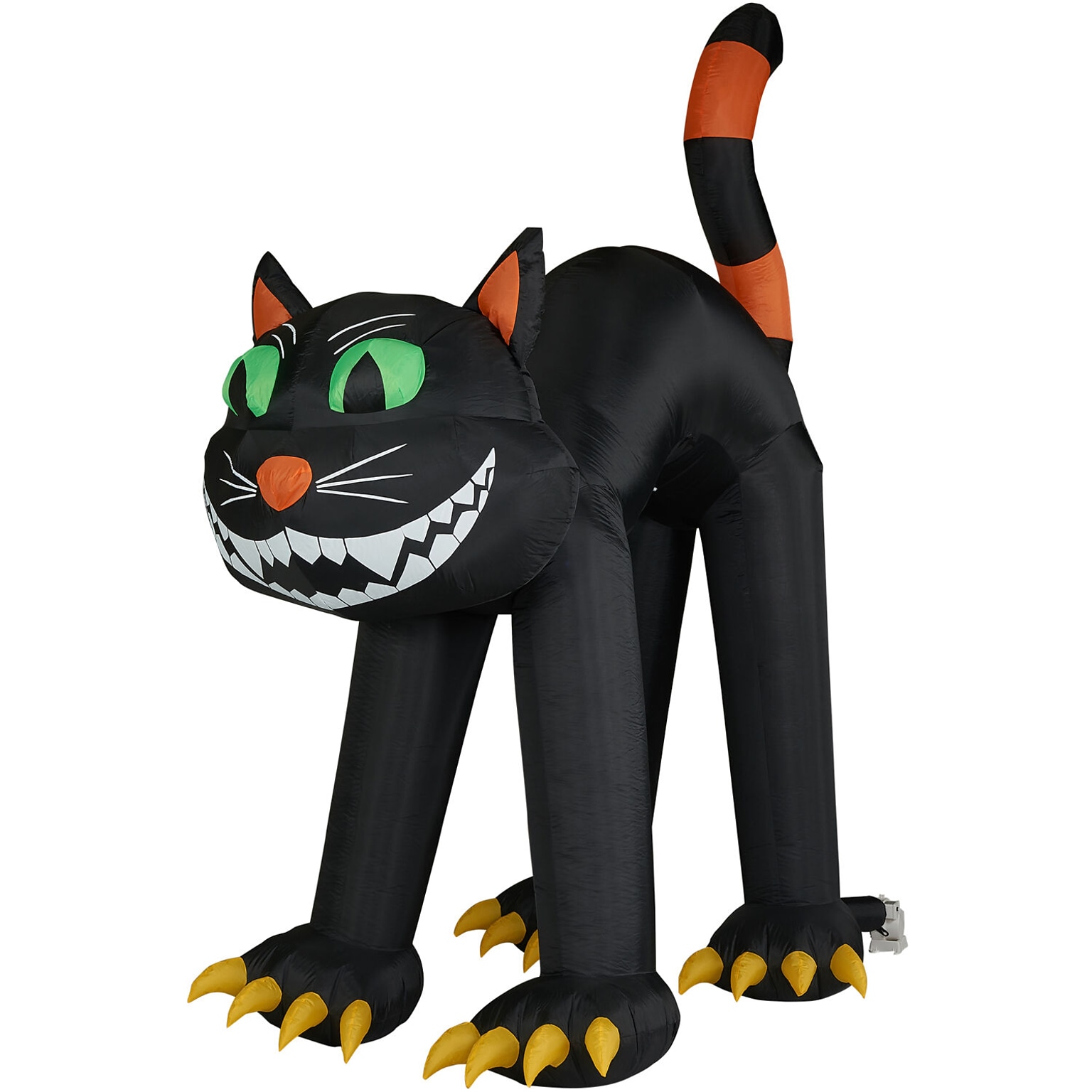 Haunted Hill Farm 10 Prelit Inflatable Black Cat (HIBCAT101-L)