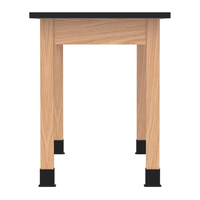 Diversified Woodcrafts School Classroom Rectangular Science Lab Table, 60 x 24, Oak (C7606K30N)