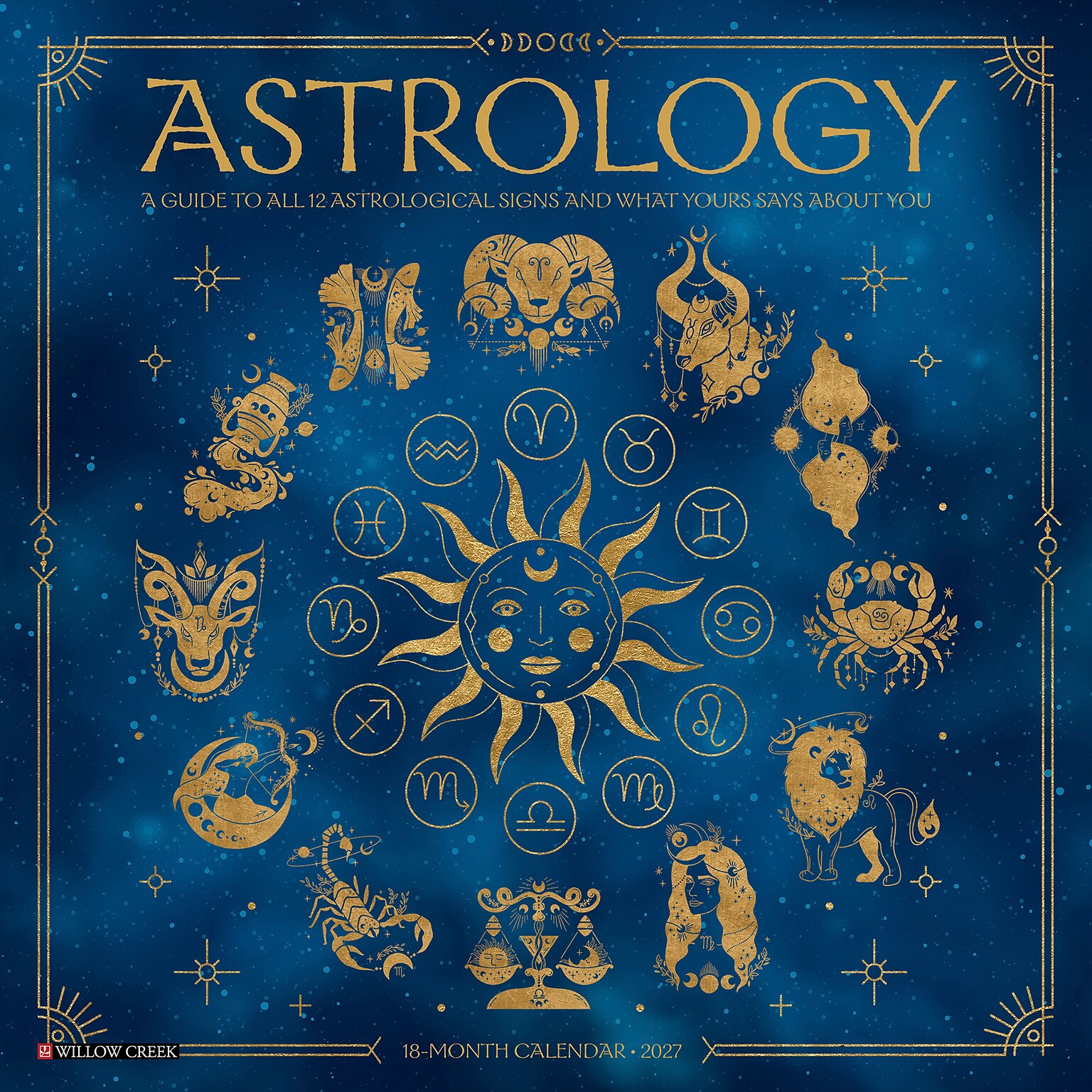 2027 Willow Creek Astrology 12 x 12 Monthly Wall Calendar, Assorted Colors (58893)