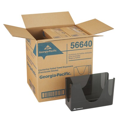 Georgia-Pacific Vista Folded Paper Towel Dispenser, Smoke (56640)