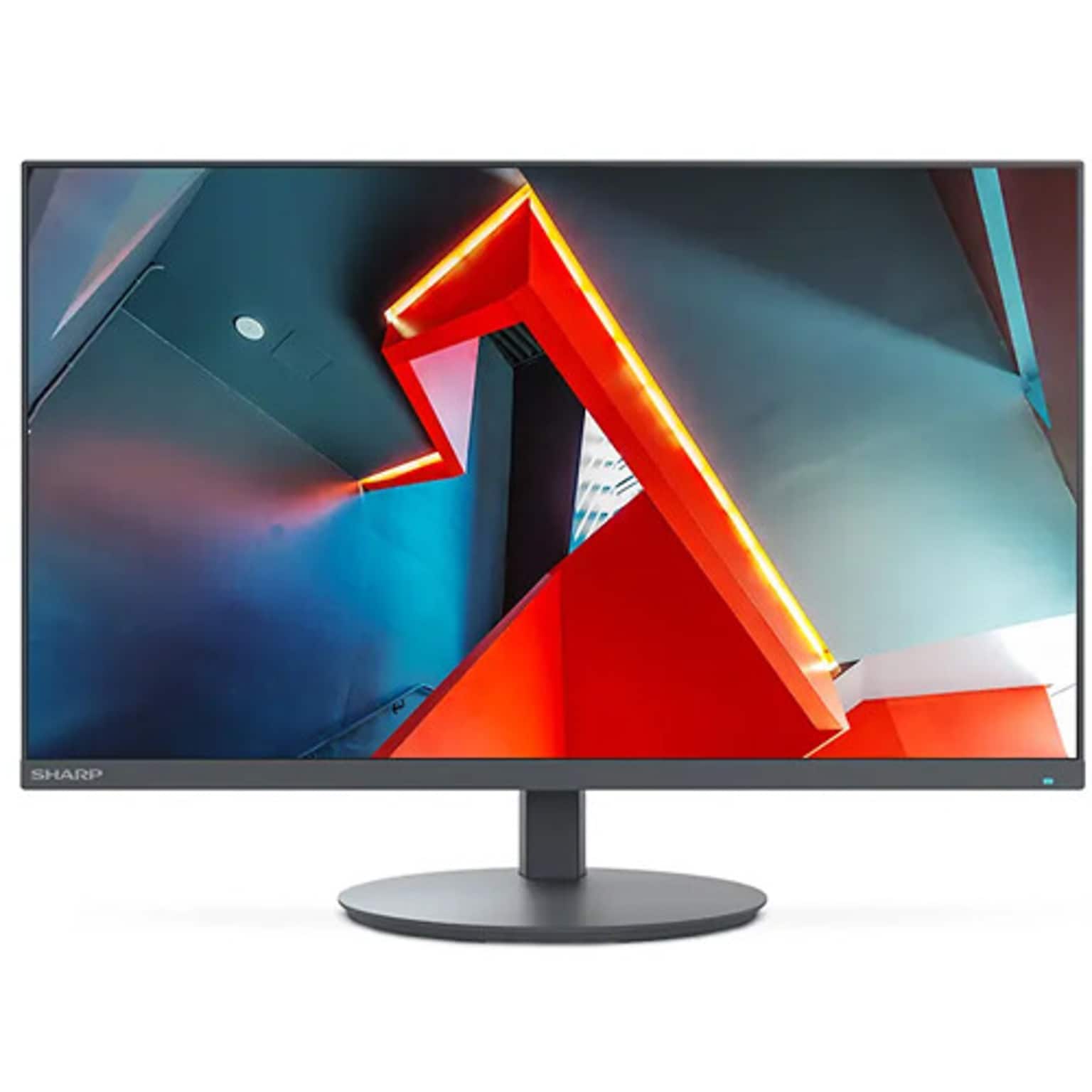 Sharp MultiSync 24 FHD IPS 75Hz Desktop Monitor, Built-In Speaker, Height Adjustable, , Black (DD-E244FL)
