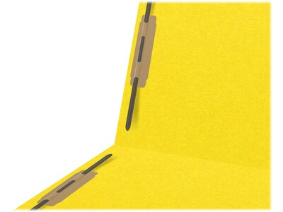Medical Arts Press Heavy-Duty End Tab File Folder, Straight Cut, Letter-Size, Yellow, 40/Box (S-09459-YLW)