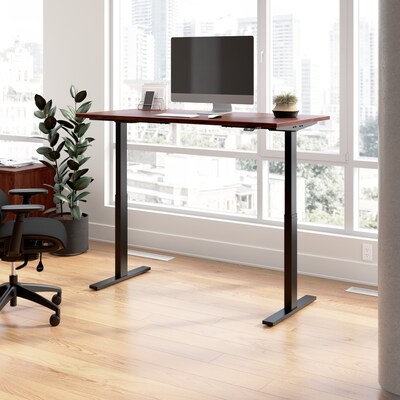 Bush Business Furniture Move 60 Series 60W Electric Height Adjustable Standing Desk, Hansen Cherry