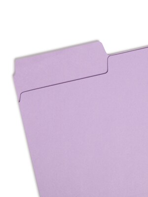 Smead SuperTab File Folders, 1/3 Cut, Legal Size, Multicolor, 100/Box (11962)