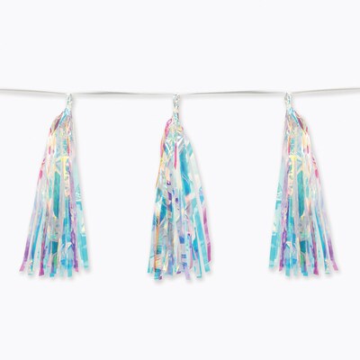 Beistle Tassel Garland, Iridescent (53417)