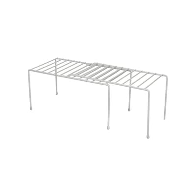 Better Houseware Coated Steel Medium Expanding Shelf, White (BTH1862)