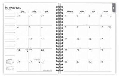 2026 BrownTrout The BrownTrout Portrait Series: The Noble Horse 6.5" x 7.75" Weekly Planner (9798330703746)