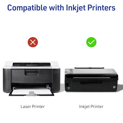 Avery Easy Peel Inkjet Address Labels, 1" x 2 5/8", Matte White, 750 Labels/Pack (8160)