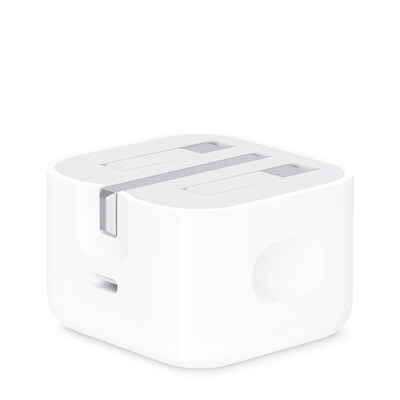 Apple 20W USB-C Power Adapter, White (MHJA3AM/A)