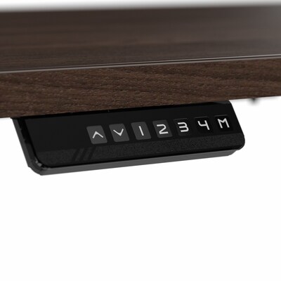 Bush Business Furniture Move 40 Series 28"-48" Adjustable Standing Desk, Black Walnut/Cool Gray Metallic (M4S7230BWSK)