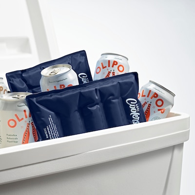 Fit & Fresh Cool Coolers XL Soft Ice Pack, Midnight Blue, 2/Pack (10400I3444)