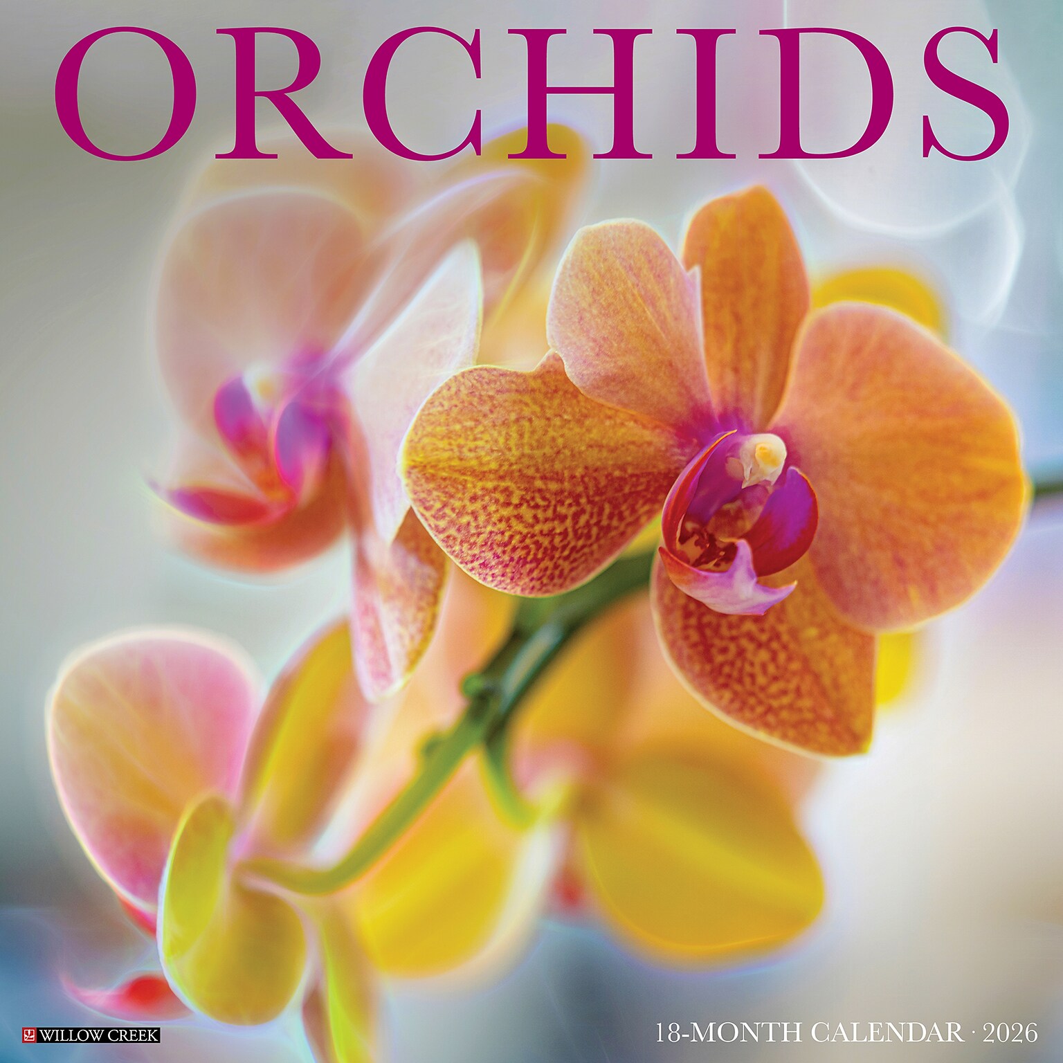 2026 Willow Creek Orchids 12 x 12 Monthly Wall Calendar (56035)