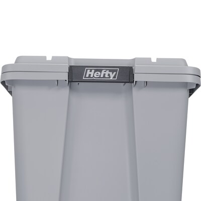 Hefty Max Pro 72 Quart Storage Tote Gray, 6/Pack (7170HFTCOM52252)