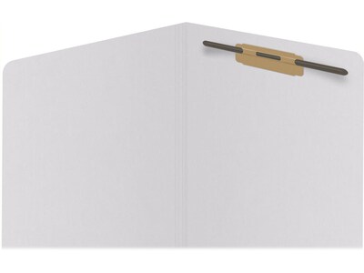 Medical Arts Press Reinforced End Tab File Folder, Straight Cut, Letter-Size, White, 50/Box (S-01501-WHT)