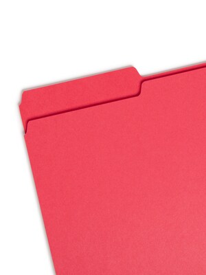 Smead File Folder, 1/3-Cut Tab, Legal Size, Assorted Colors, 100/Box (16943)