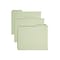 Smead FasTab Recycled Hanging File Folder, 3-Tab Tab, Letter Size, Moss, 20/Box (64032)