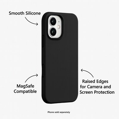 SaharaCase Venture Series MagSafe Compatible Phone Case for iPhone 17, Shock Absorbing, Scorpion Black (CP00917)