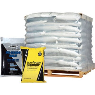 Global Industrial Commercial Rock Salt Crystals 50 lb. Bag, 50 Bags/Pallet (246714)