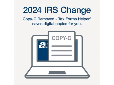 Adams 2024 1099-NEC Tax Form with 10 e-files, 4-Part, 3-Up, Copy A, 1, B, 2, 50/Pack (STAX550NEC-24)