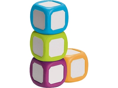 hand2mind Write-On/Wipe-Off Dice Set (64203)