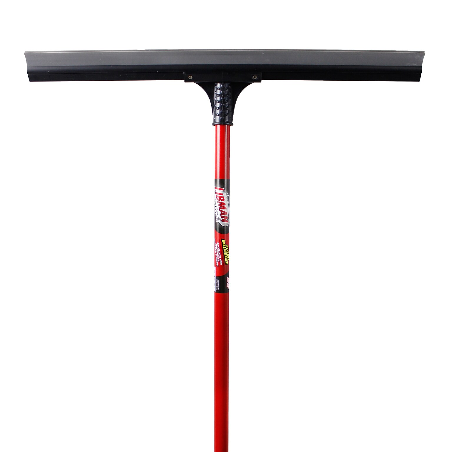Libman 24 Floor Squeegee, Black, 6/Carton (0515006)