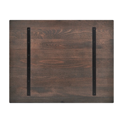 Flash Furniture Bennett 24"W x 30"D 1.5" Thickness Rectangular Table Top, Wooden, Dark Brown (GSF0032430DKBRN)