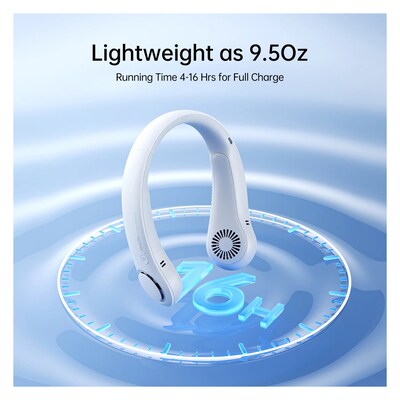 JisuLife Neck Fan, Blue (FNL03ROBU-KIT-2)