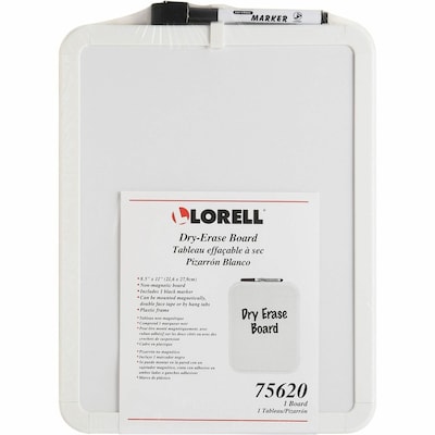 Lorell Dry-Erase Whiteboard, 11" x 8.5", 6/Bundle (LLR75620BD)