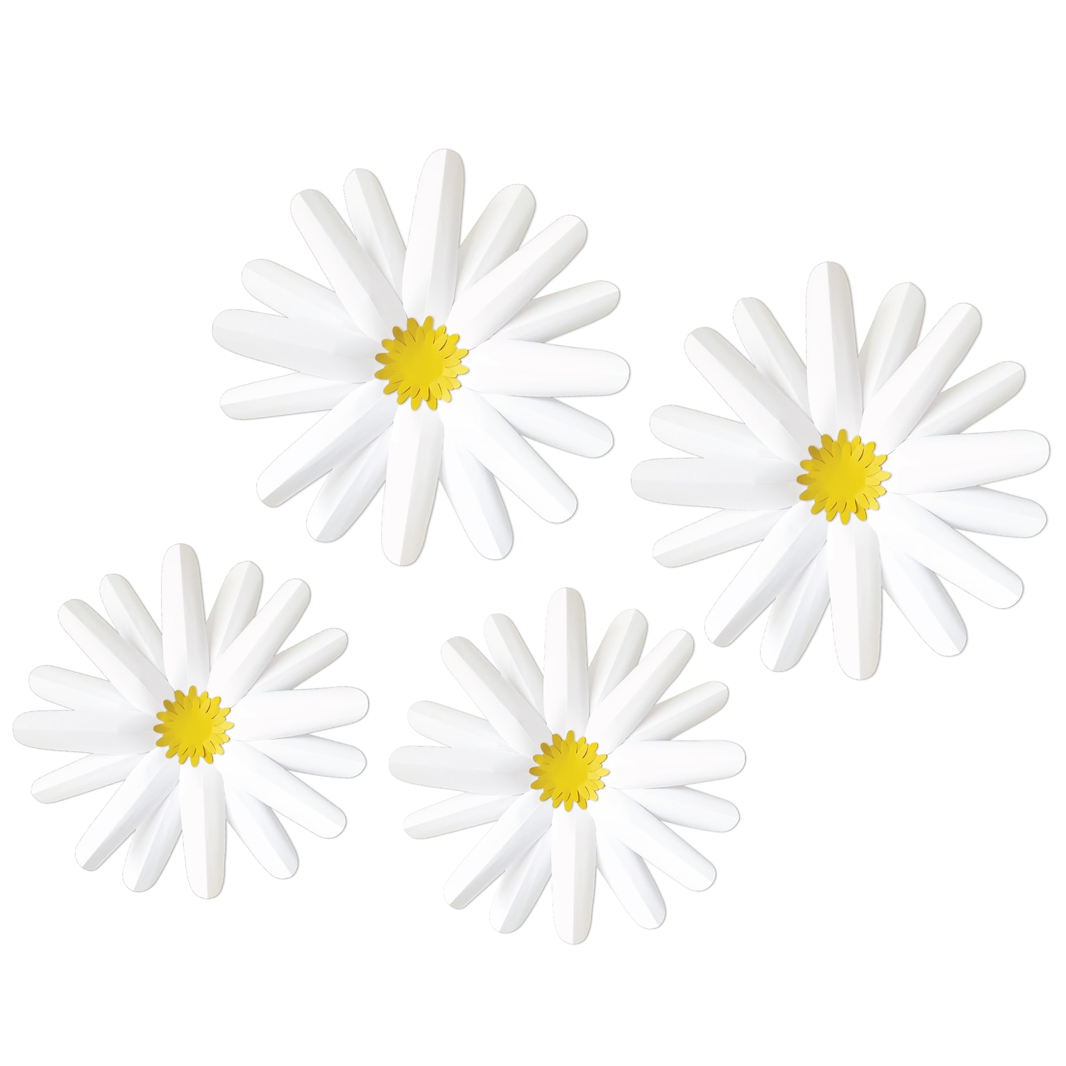 Carson Dellosa Happily Ever Elementary Retro Remix Daisies Dimensions Accent, 4/Pack (107011)