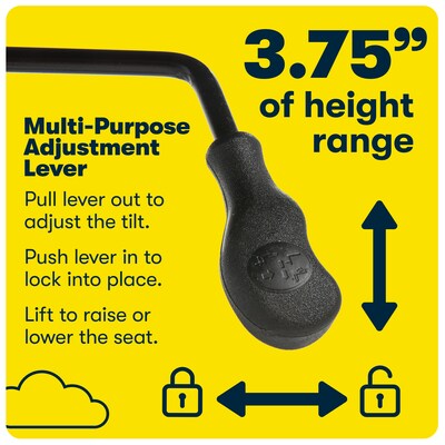 Serta Big & Tall Ergonomic Faux Leather Executive Big & Tall Chair, 350 lb. Capacity, Black (43675OSS)