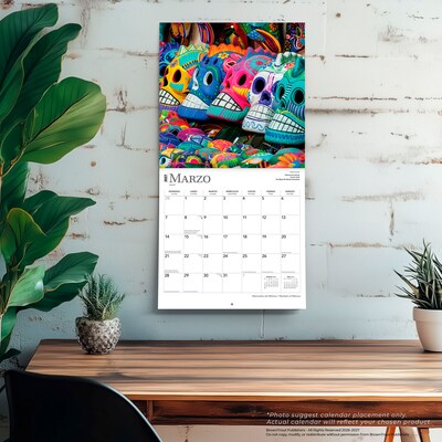 2027 BrownTrout Mercados de Mexico Markets of Mexico 12" x 12" Monthly Wall Calendar (9798330711079)