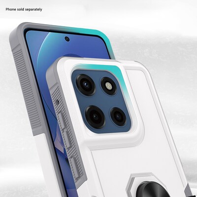 SaharaCase Raider Series Phone Case for Motorola Moto G Stylus 5G, Shock Absorbing, Fossil White (CP00789)