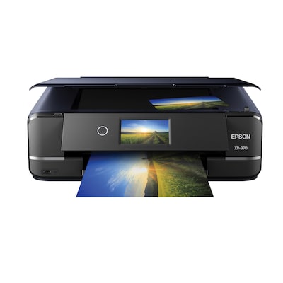 Epson Expression Photo Small-in-One C11CH45201 Color All-in-One Inkjet Printer, Black (XP-970)