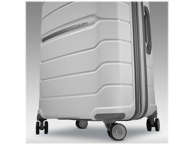Samsonite Freeform 27.95" Hardside Suitcase, 4-Wheeled Spinner, TSA Checkpoint Friendly, White (78256-1908)