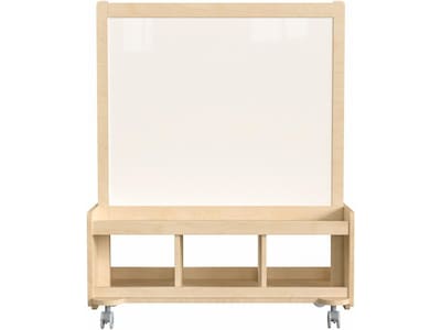 Flash Furniture Bright Beginnings 2-Person Art Station, 39.5, Brown Birch Plywood (MK-ME09050-GG)