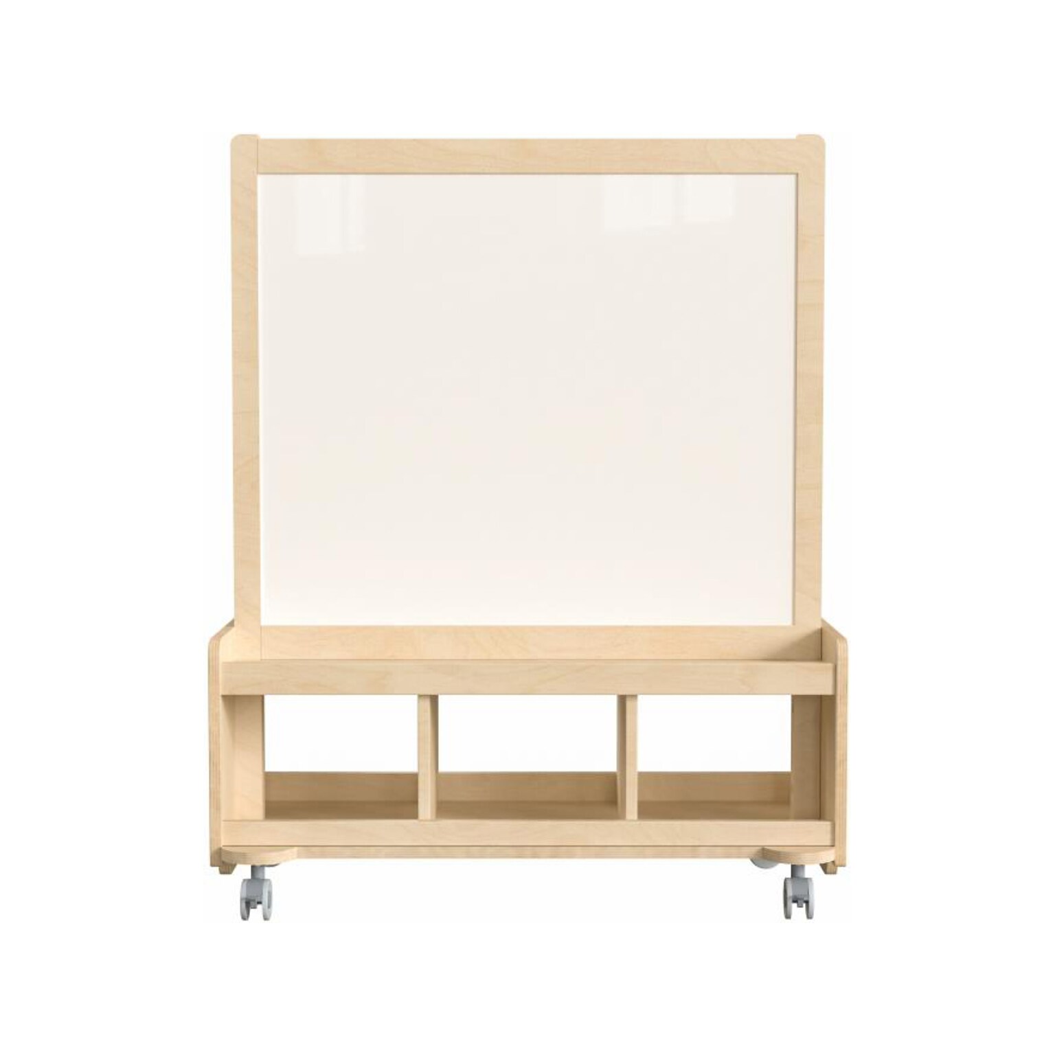 Flash Furniture Bright Beginnings 2-Person Art Station, 39.5, Brown Birch Plywood (MK-ME09050-GG)