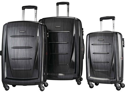 Samsonite Winfield 2 Fashion Polycarbonate 3-Piece Luggage Set, Brushed Anthracite (56847-2849)