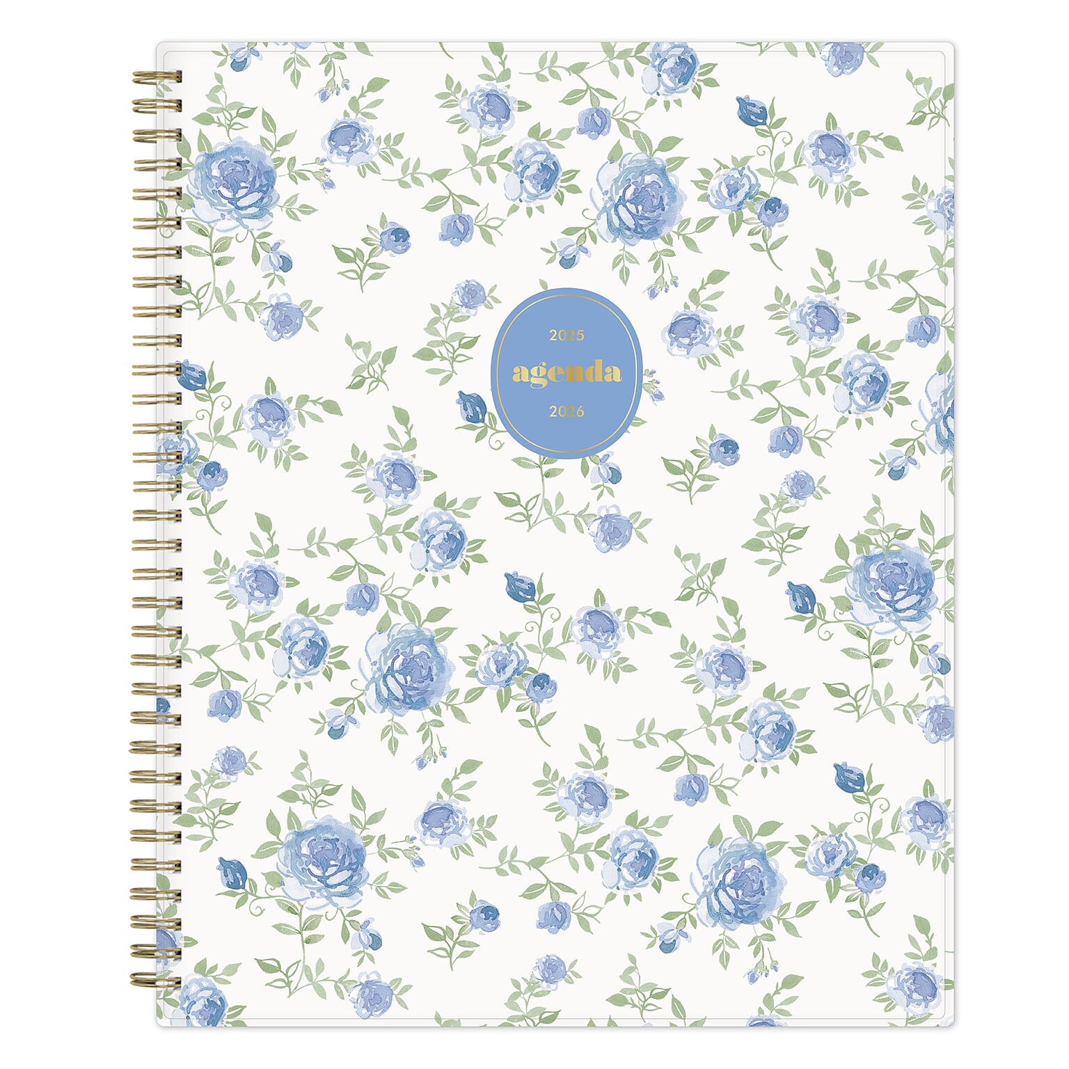 2025-2026 Blue Sky Sincerely Jules Forget Me Not 8.5 x 11 Academic Year Weekly & Monthly Planner, Plastic Cover, Multicolored