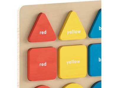 Flash Furniture Bright Beginnings Basic Shapes STEM Puzzle Board (MK-MK00590-GG)