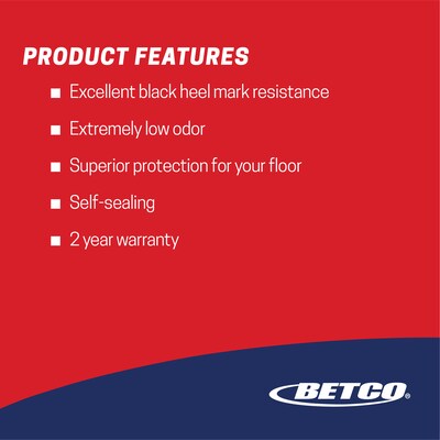 Betco Untouchable Floor Finish with SRT, 1 Gal Bottle, 4/Carton (BET6060400)