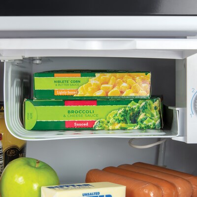 Igloo IRF16BK6A 1.6 Cu. Ft. Single Door Refrigerator with Freezer, Black