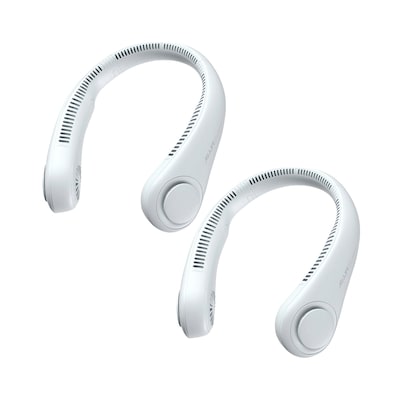 JisuLife Neck Fan, Grey (FNL03ROGY-KIT-2)
