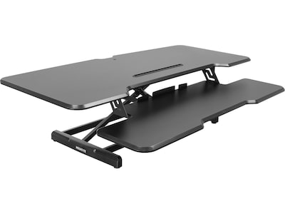 Mount-It! 47W Manual Rectangular Adjustable Standing Desk Converter, Black (MI-15009L)