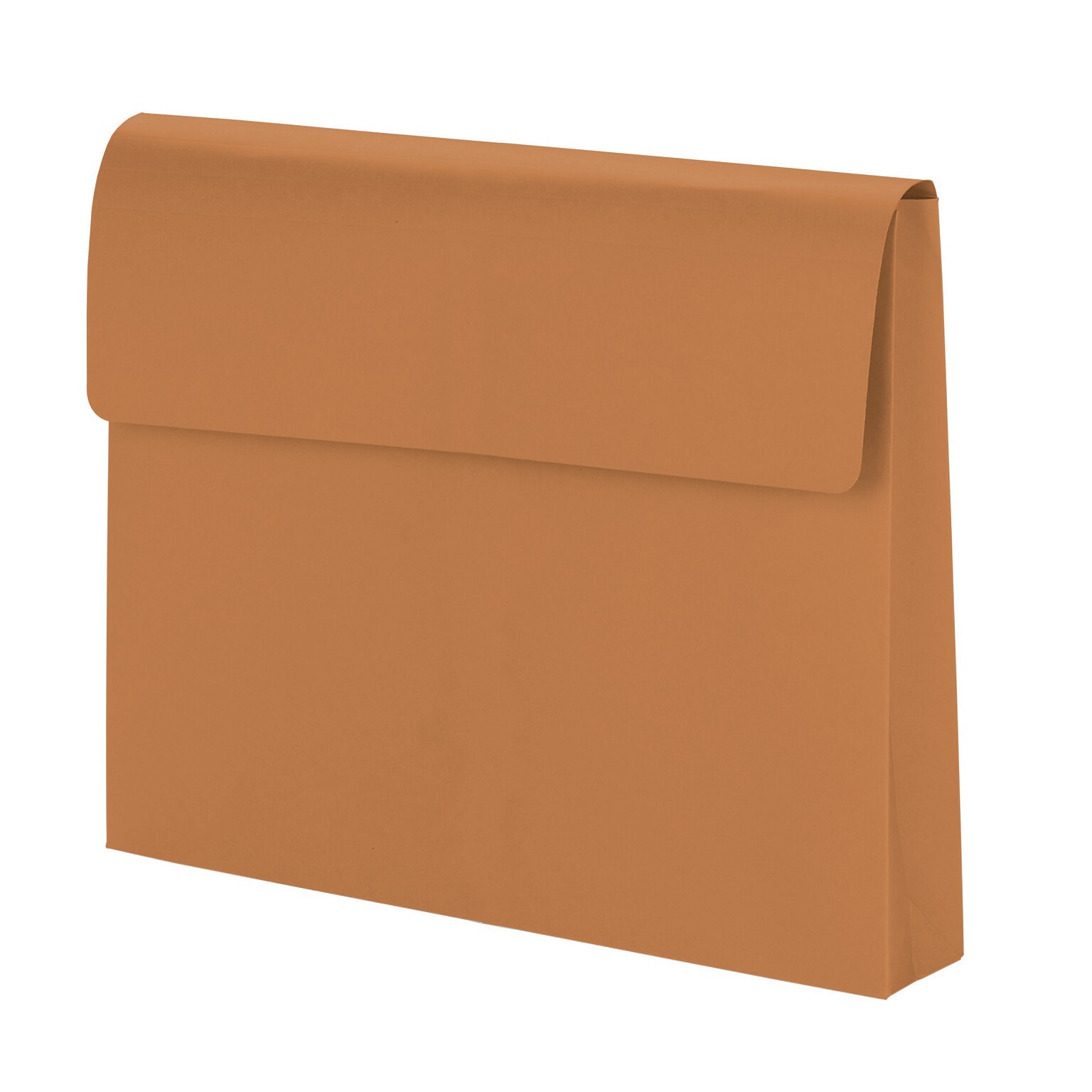 Smead 30% Recycled Heavy Duty File Pocket, 2 Expansion, Letter Size, Redrope, 50/Box (77142BX)