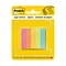 Post-it Page Markers, Assorted Colors , .5 in. x 1.875 in., 100 Sheets/Pad, 5 Pads/Pack (6705AN)